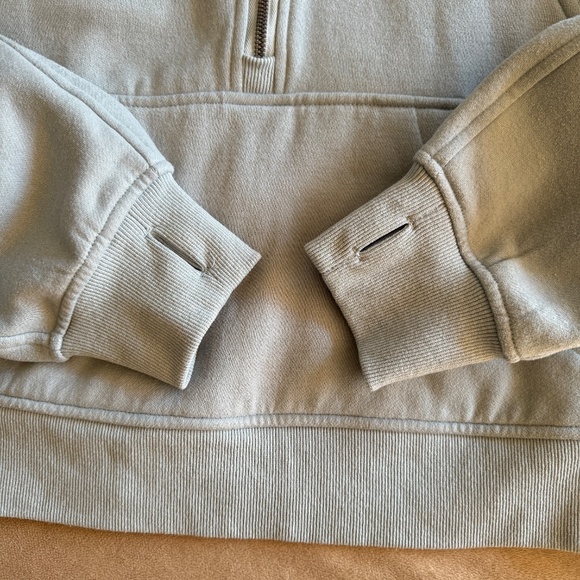 Lululemon Scuba Oversized Half-Zip Hoodie Powder Blue - Picture 8 of 14
